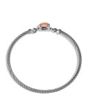 Petite Wheaton Bracelet with Morganite and Diamonds