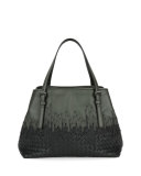 Medium Flow Wave Intrecciato Tote Bag