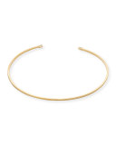 Zahara Golden Choker Necklace with White Sapphires