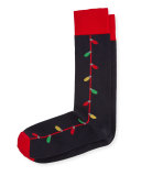 Christmas Lights Crew Socks