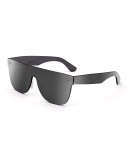 Tuttolente Flat Top Sunglasses, Silver