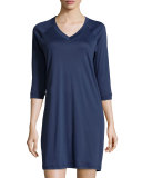 Pure Essence Three-Quarter-Sleeve Gown 