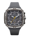 46mm Supersportivo Square Watch, Dark Gray
