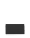 Natalia Continental Turn-Lock Wallet, Black