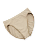 Touch Feeling High-Cut Briefs, Taupe Grey