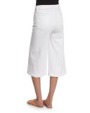 Le Gaucho High-Waist Jeans, Blanc