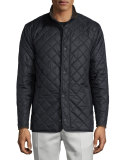 Norfolk Lightweight Quilted Jacket, Black