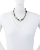 Sadie Large Riviera Necklace, Crazy Quilt