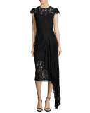 Margaret Asymmetric Lace Dress