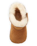 Infant Caden Suede Bootie, Chestnut