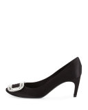 Belle De Nuit Pump w/Swarovski® Crystal Buckle