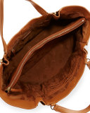 Ivy Leather Tote Bag, Bark