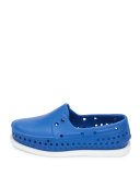 Howard Waterproof Rubber Boat Shoe, Victoria Blue, Toddler