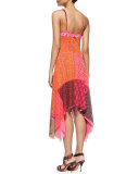 Patchwork Handkerchief Slip Dress