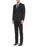 Basic Wool Suit, Navy