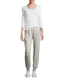 Megan Cuffed Jogger Pants