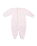 Fall Vines Pima Footie Pajamas, Pink, Size 0-9 Months