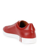 Asher Perforated Leather Low-Top Sneaker, Multi