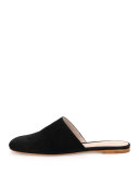Camoscio Suede Slide, Black