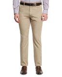 Five-Pocket Chino Pants, Medium Beige