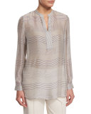 Dunham Blouse/Tunic, Raffia Multi 
