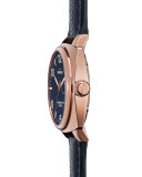40mm Brakeman Watch with Leather Strap, Navy