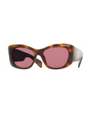 Bother Me Cat-Eye Sunglasses, Tortoise