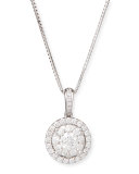 Bouquet 18k White Gold Diamond Pendant Necklace