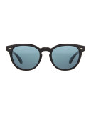 Sheldrake Plus 52 Photochromic Sunglasses, Black Matte