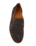 Nigel Suede Slip-On, Gray