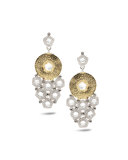 Opera Trickling Crystal & Diamond Earrings