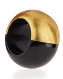 Gold Foil Stretch Bangle Bracelet