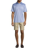 Jordan Striped Cotton Lisle Polo Shirt