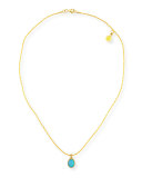 Small Amulet Hue Opal Pendant Necklace