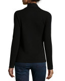 Cashmere Belted Wrap Top