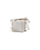 Goa Seven-Row White Gold Diamond Ring