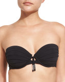 Hanna Gathered Bandeau Swim Top