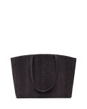 Ai Python Medium Shoulder Bag, Black
