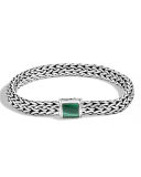 Medium Batu Classic Chain Bracelet with Clasp Station