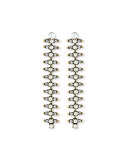 Holloway Linear Pearly Crystal Earrings