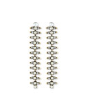 Holloway Linear Pearly Crystal Earrings