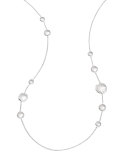 Clear Quartz Station Necklace