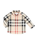 Infant Boys' Check Long-Sleeve Shirt, New Classic, 6-18 Months 