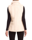 Reversible Mink Fur Down Vest