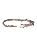 Twig Bracelet with Diamond and Moonstone