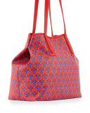 Marlborough Iphis Printed Little Tote Bag, Red