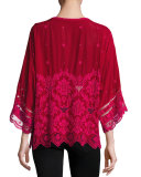 Tasho Georgette Dolman Top