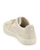 Clyde Basket Jeweled Sneaker, Whisper White