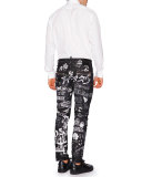 Oversized-Pocket Long-Sleeve Shirt, White