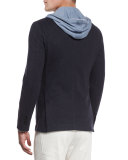 Cashmere-Blend Sweater Jacket